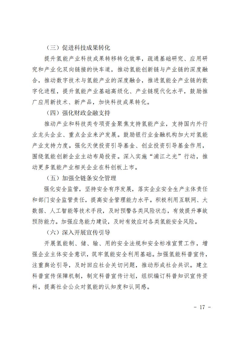 《上海市氫能產(chǎn)業(yè)發(fā)展中長期規(guī)劃 （2022-2035年）》印發(fā)！2025年規(guī)模突破1000億元_16