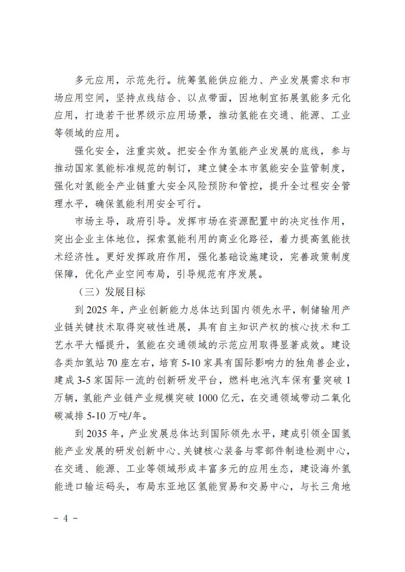 《上海市氫能產(chǎn)業(yè)發(fā)展中長期規(guī)劃 （2022-2035年）》印發(fā)！2025年規(guī)模突破1000億元_03
