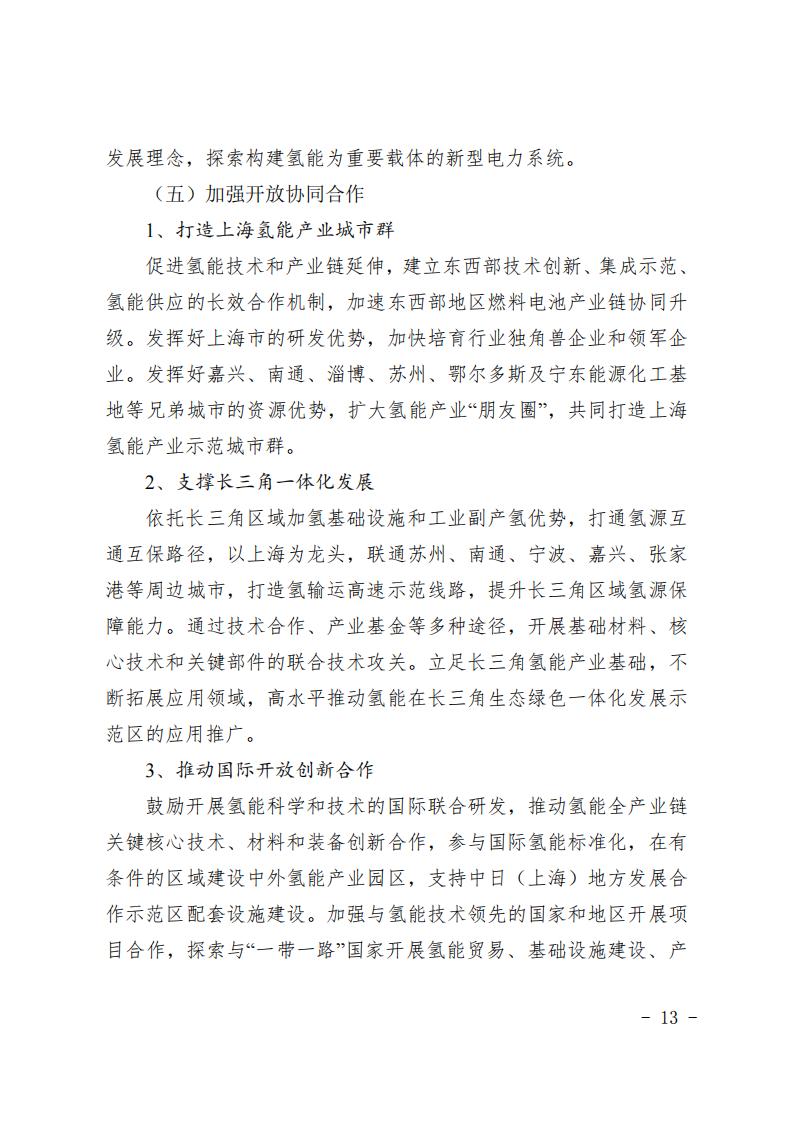 《上海市氫能產(chǎn)業(yè)發(fā)展中長期規(guī)劃 （2022-2035年）》印發(fā)！2025年規(guī)模突破1000億元_12