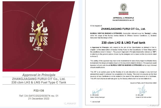 全球首家！富瑞深冷獲法國船級社船用液氫燃料罐AiP證書.jpg